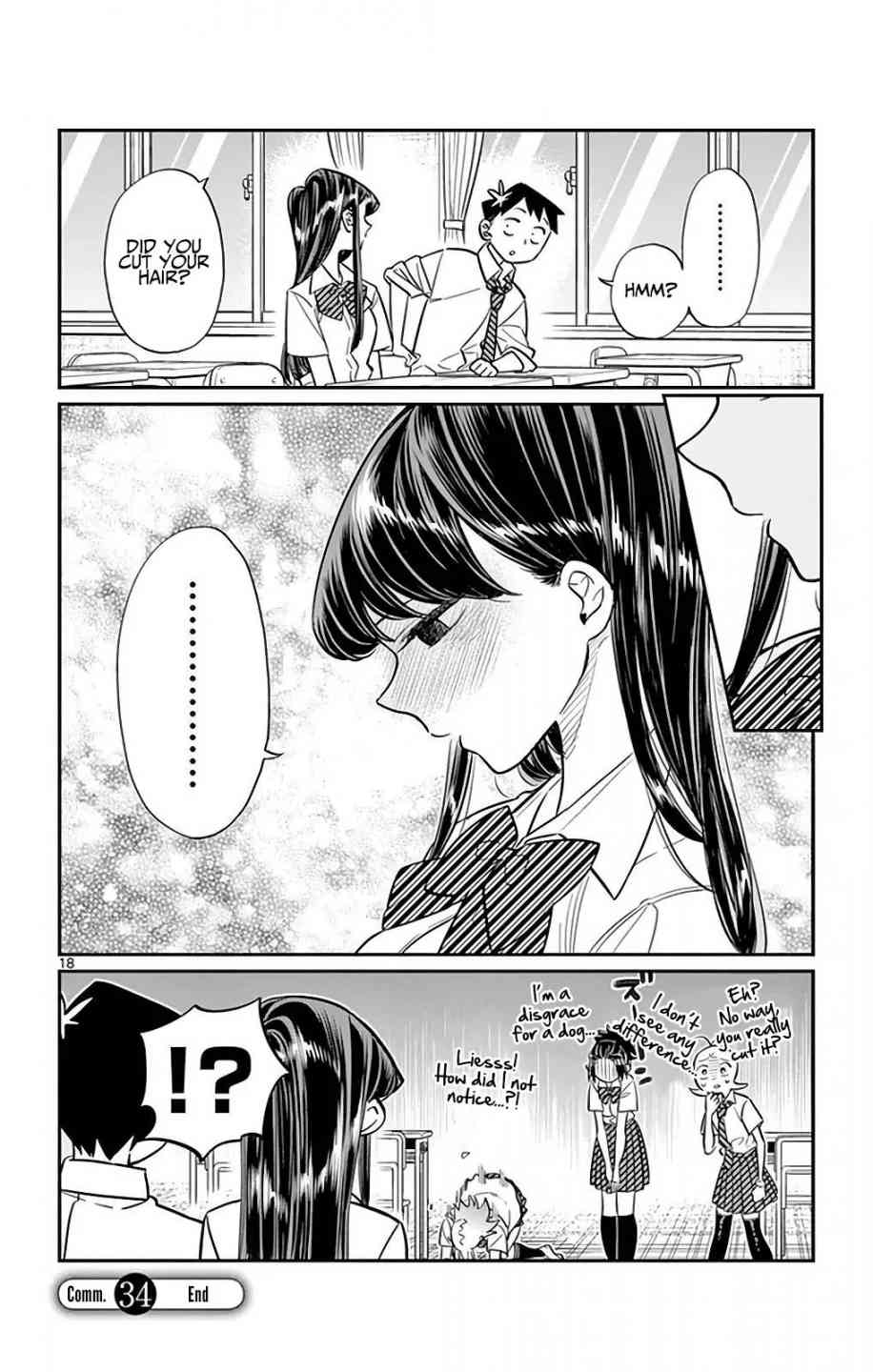 KOMI-SAN WA KOMYUSHOU DESU Chapter 34 - Page 18
