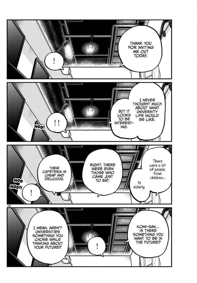 KOMI-SAN WA KOMYUSHOU DESU Chapter 349 - Page 10