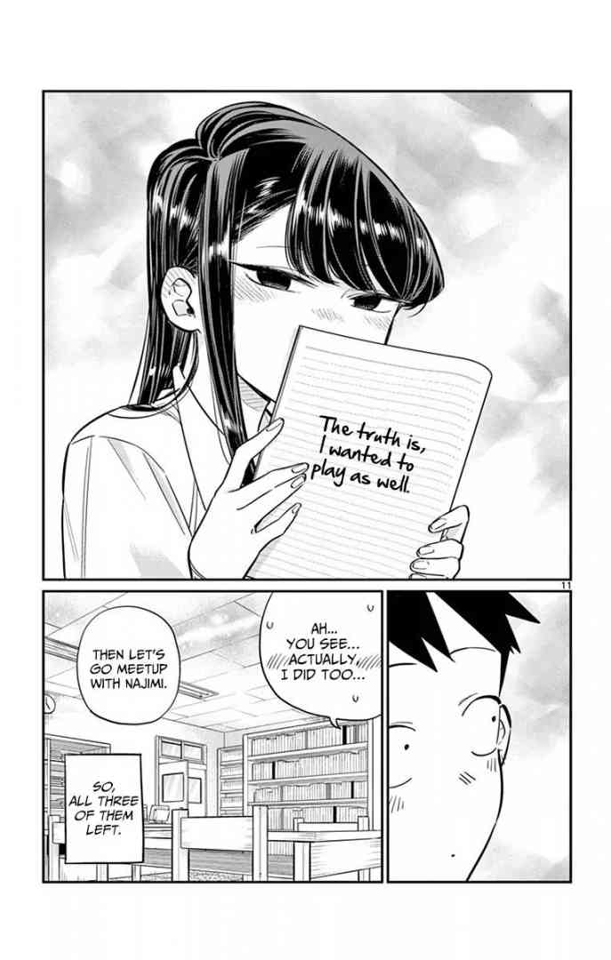 KOMI-SAN WA KOMYUSHOU DESU Chapter 36 - Page 11