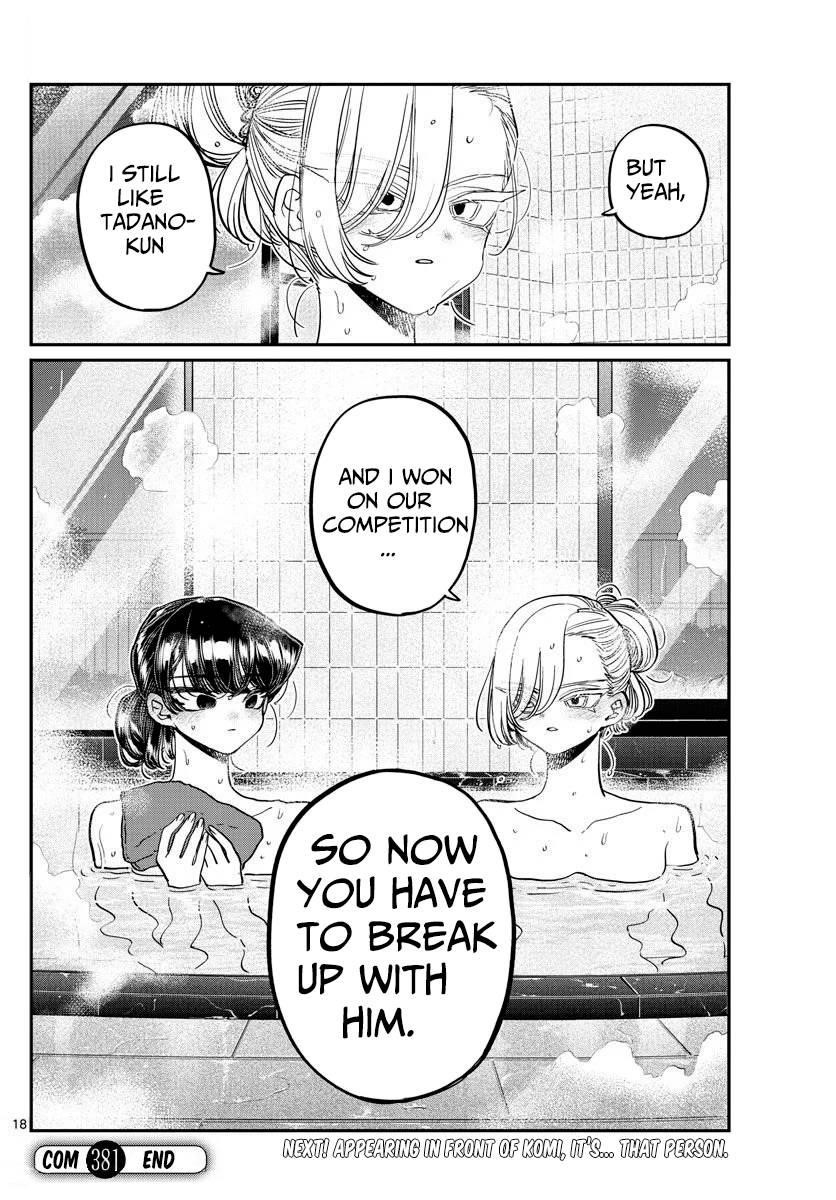 KOMI-SAN WA KOMYUSHOU DESU Chapter 381 - Page 18