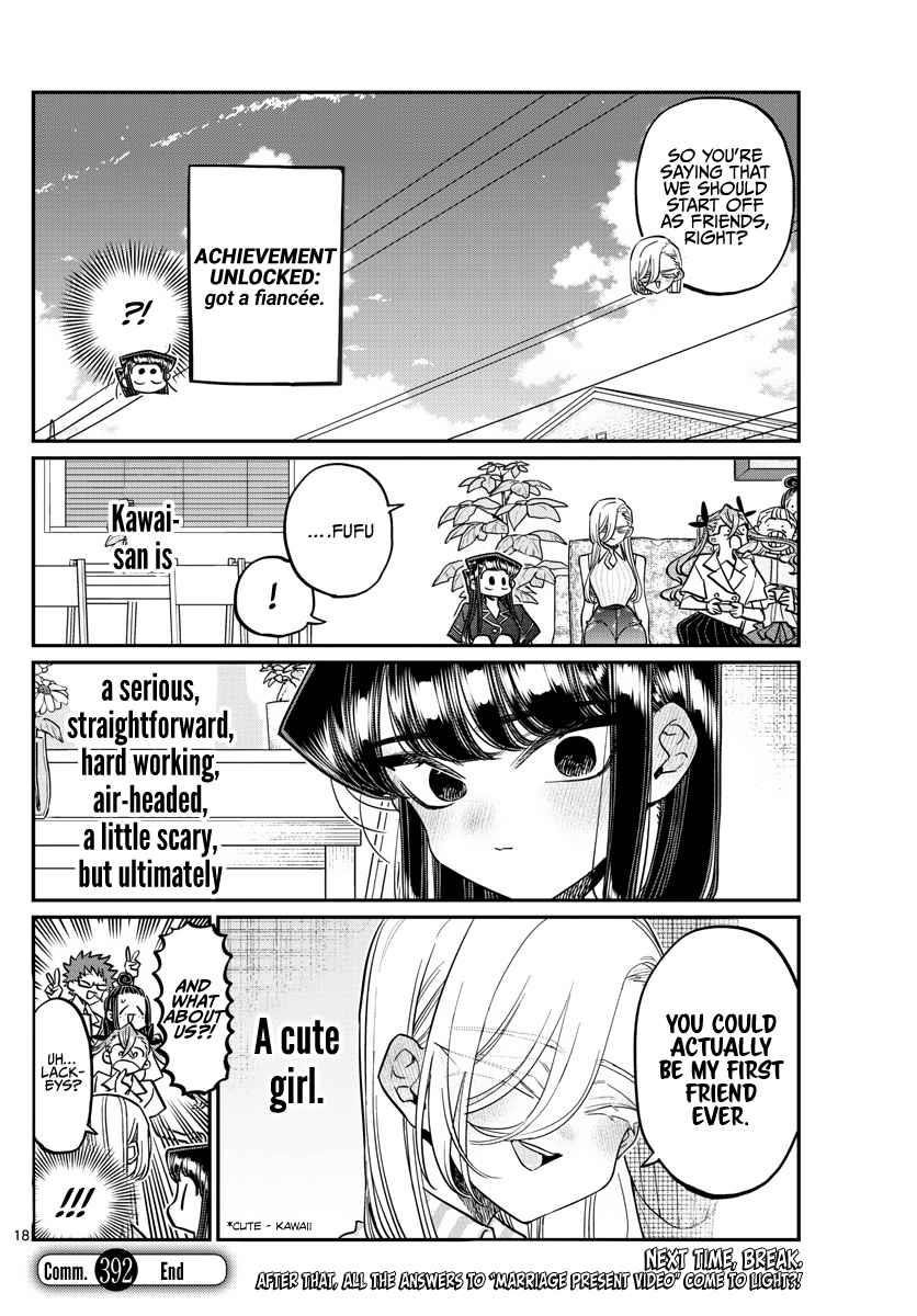 KOMI-SAN WA KOMYUSHOU DESU Chapter 392 - Page 18