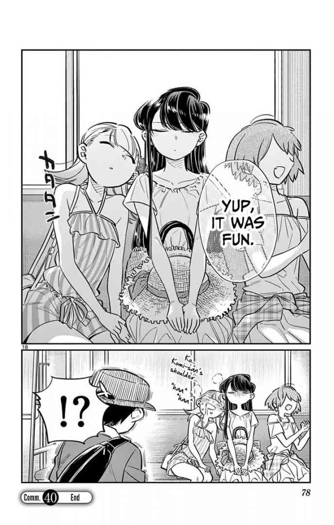 KOMI-SAN WA KOMYUSHOU DESU Chapter 40 - Page 18