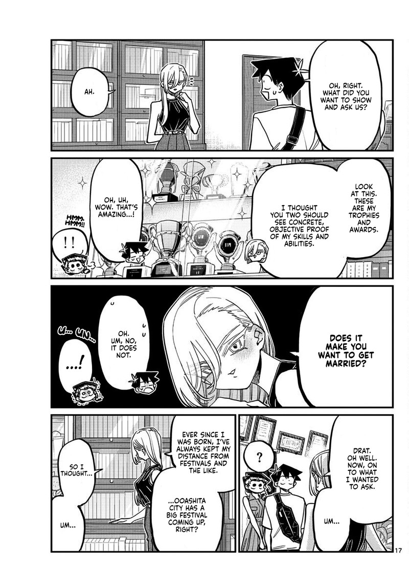 KOMI-SAN WA KOMYUSHOU DESU Chapter 400 - Page 17