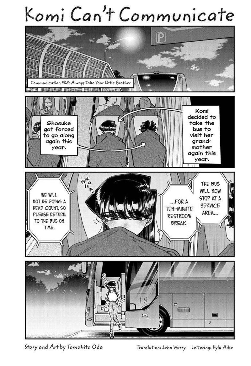 KOMI-SAN WA KOMYUSHOU DESU Chapter 408 - Page 1