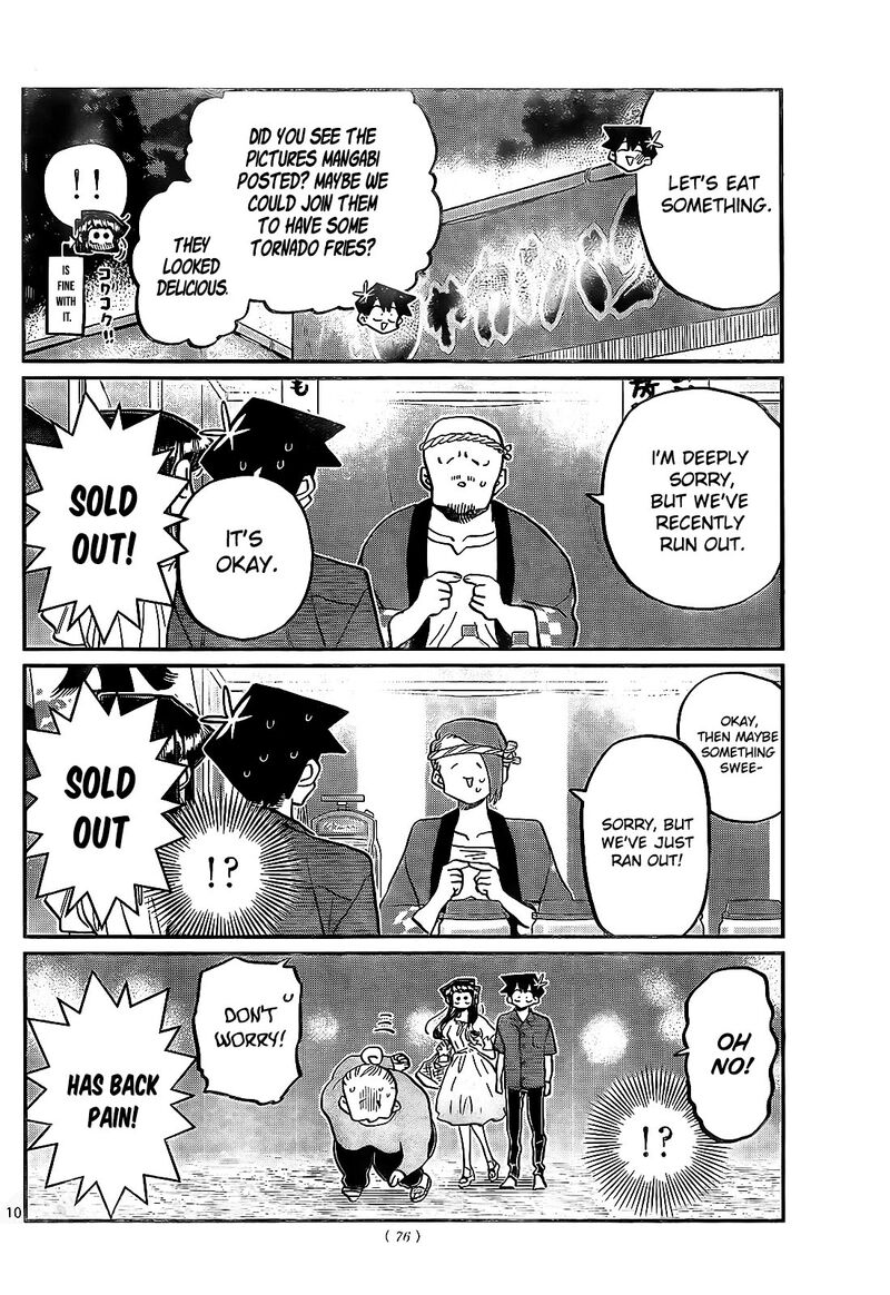 KOMI-SAN WA KOMYUSHOU DESU Chapter 411 - Page 10