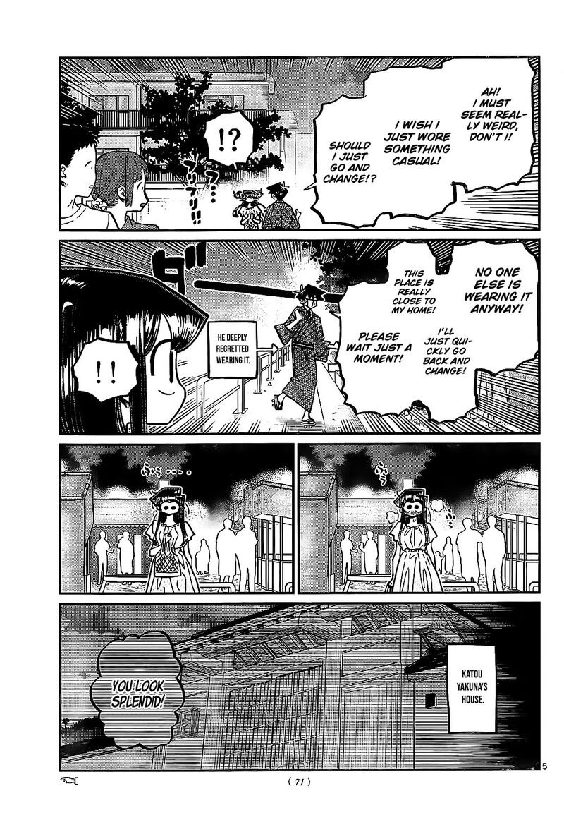 KOMI-SAN WA KOMYUSHOU DESU Chapter 411 - Page 5