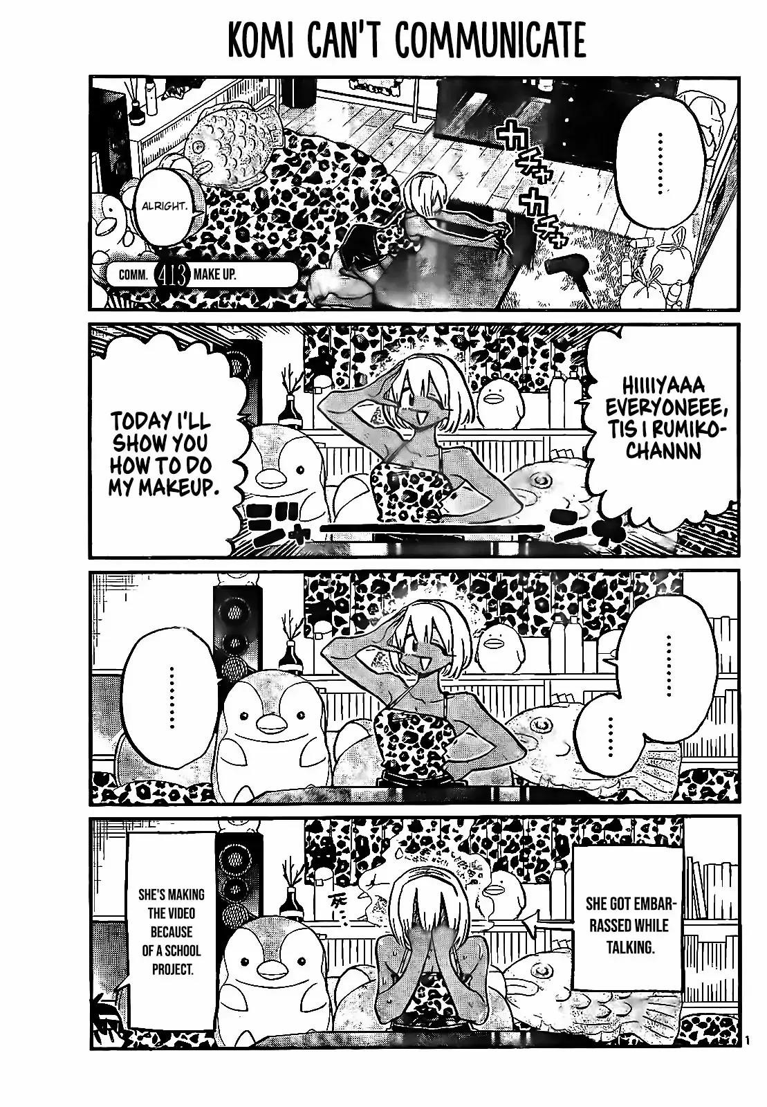 KOMI-SAN WA KOMYUSHOU DESU Chapter 413 - Page 2