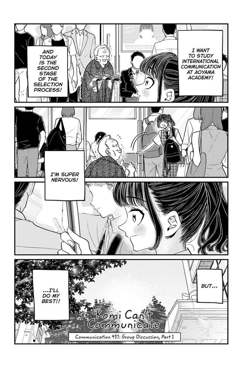 KOMI-SAN WA KOMYUSHOU DESU Chapter 437 - Page 2