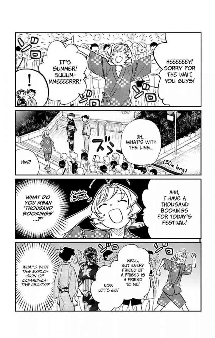 KOMI-SAN WA KOMYUSHOU DESU Chapter 46 - Page 5