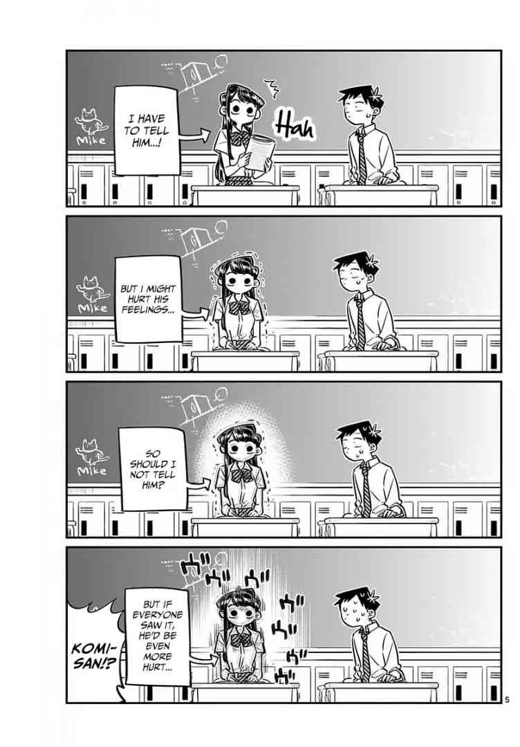 KOMI-SAN WA KOMYUSHOU DESU Chapter 52 - Page 5