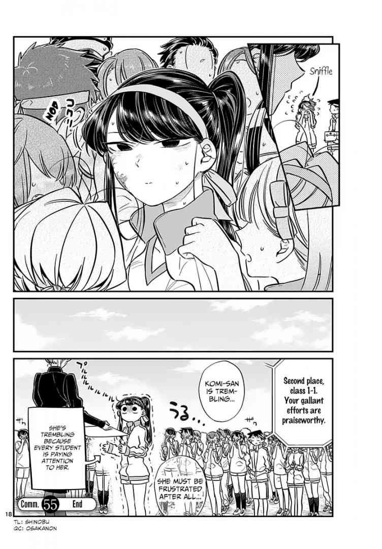 KOMI-SAN WA KOMYUSHOU DESU Chapter 55 - Page 18