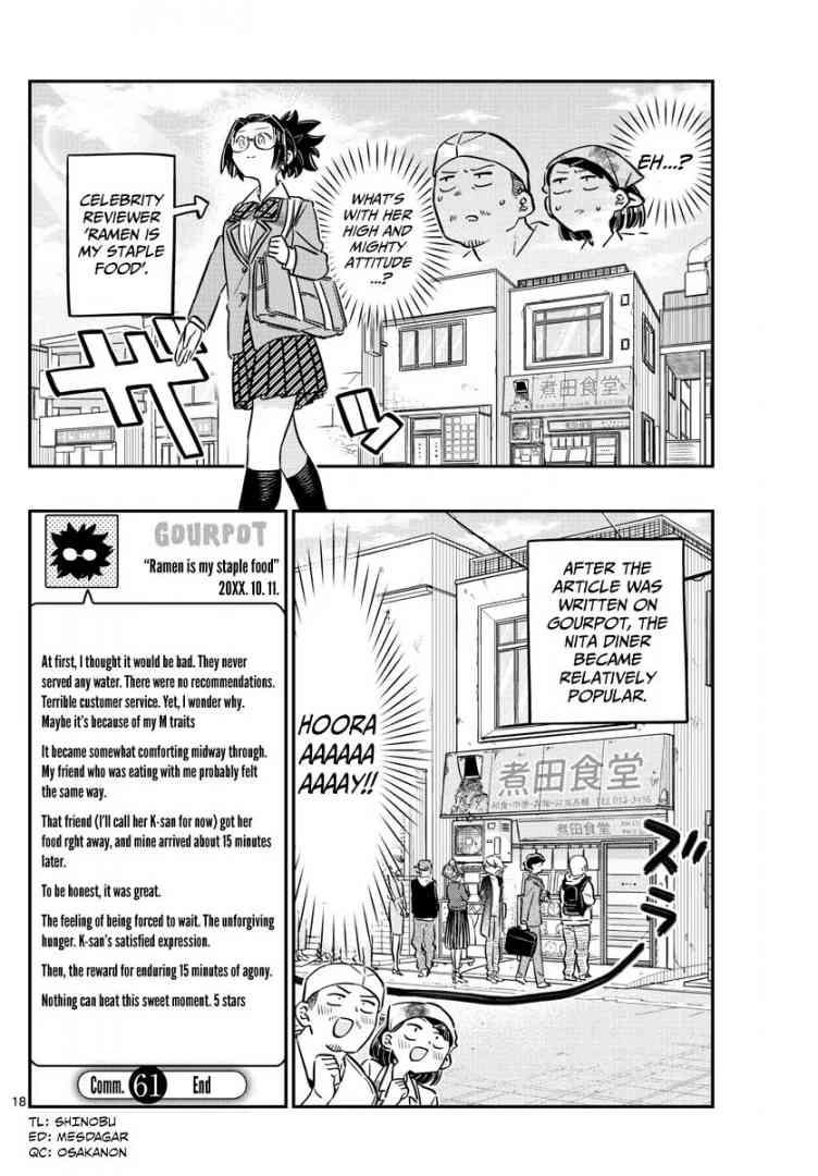 KOMI-SAN WA KOMYUSHOU DESU Chapter 61 - Page 18