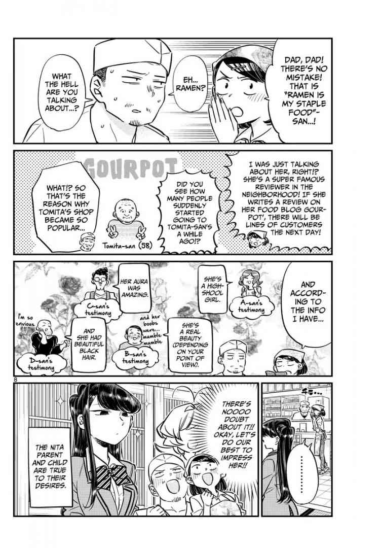 KOMI-SAN WA KOMYUSHOU DESU Chapter 61 - Page 8