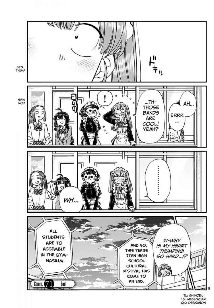 KOMI-SAN WA KOMYUSHOU DESU Chapter 71 - Page 9