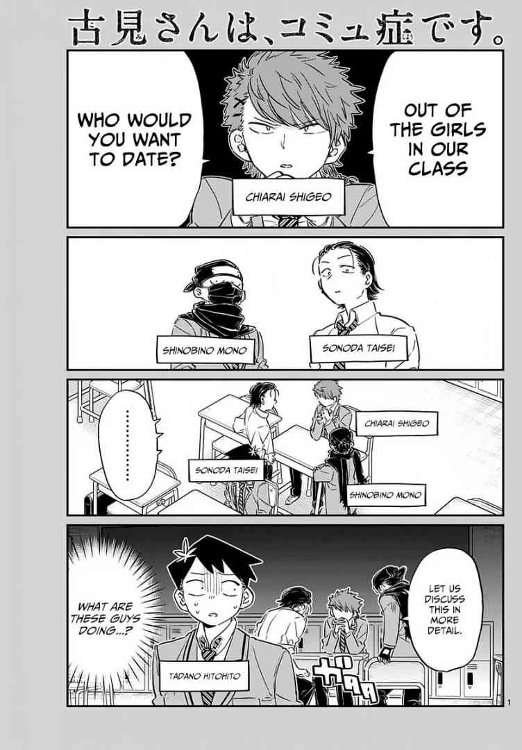 KOMI-SAN WA KOMYUSHOU DESU Chapter 75 - Page 1