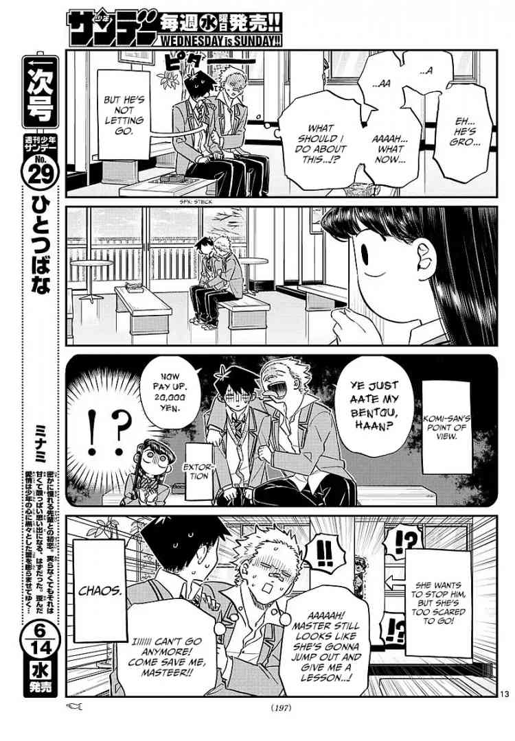 KOMI-SAN WA KOMYUSHOU DESU Chapter 80 - Page 13