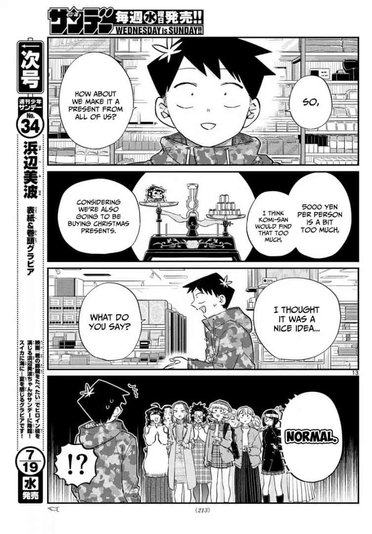 KOMI-SAN WA KOMYUSHOU DESU Chapter 88 - Page 13