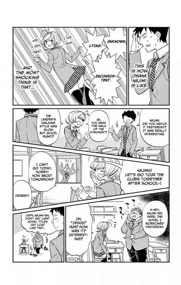 KOMI-SAN WA KOMYUSHOU DESU Chapter 9 - Page 5