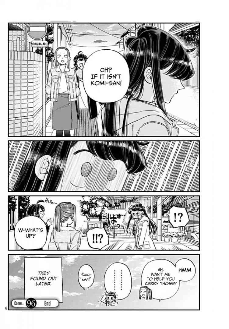 KOMI-SAN WA KOMYUSHOU DESU Chapter 96 - Page 8