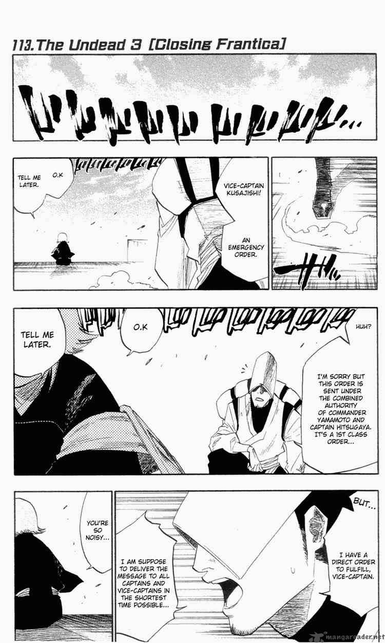 BLEACH Chapter 113 - Page 1