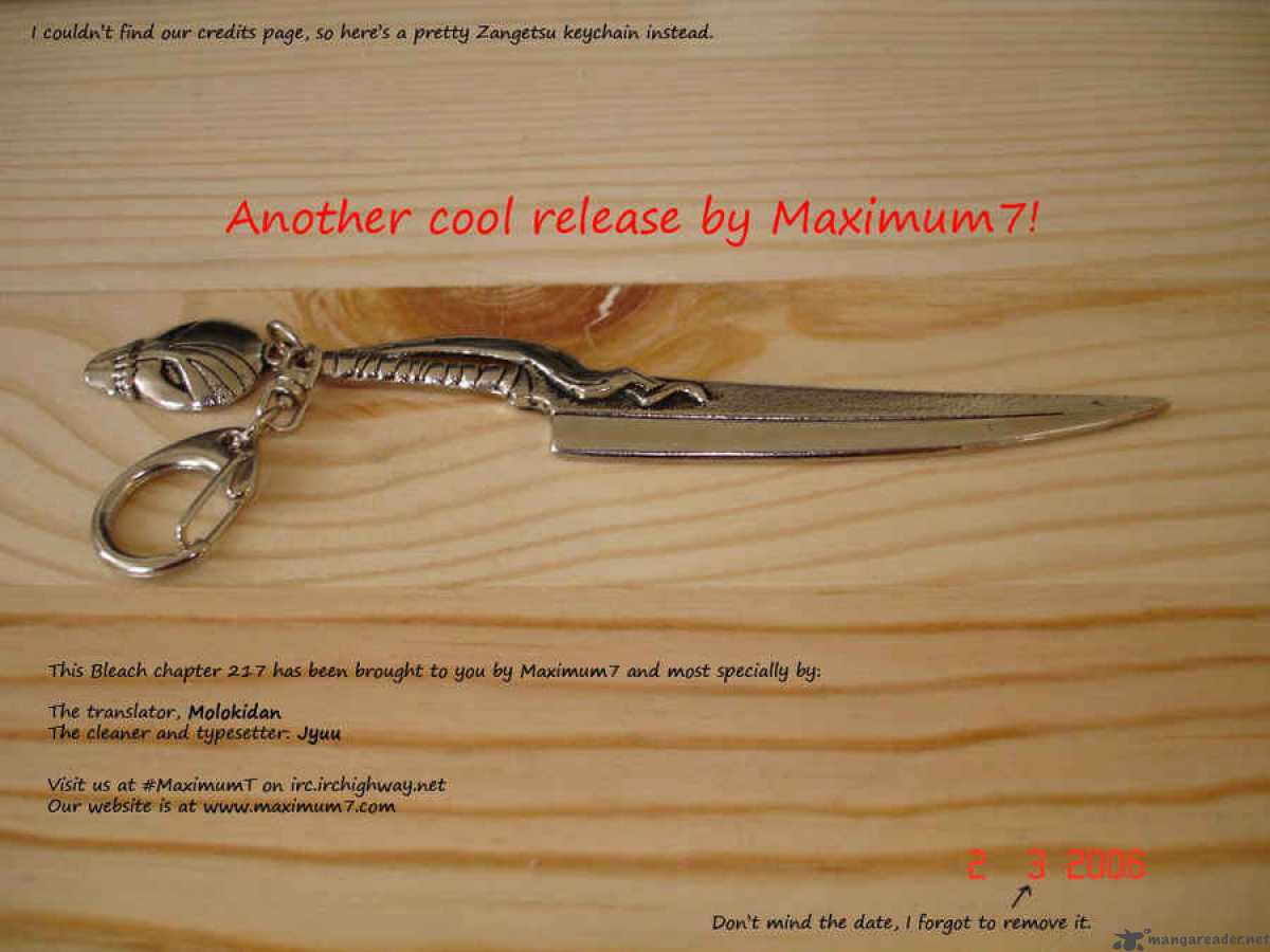 BLEACH Chapter 217 - Page 1