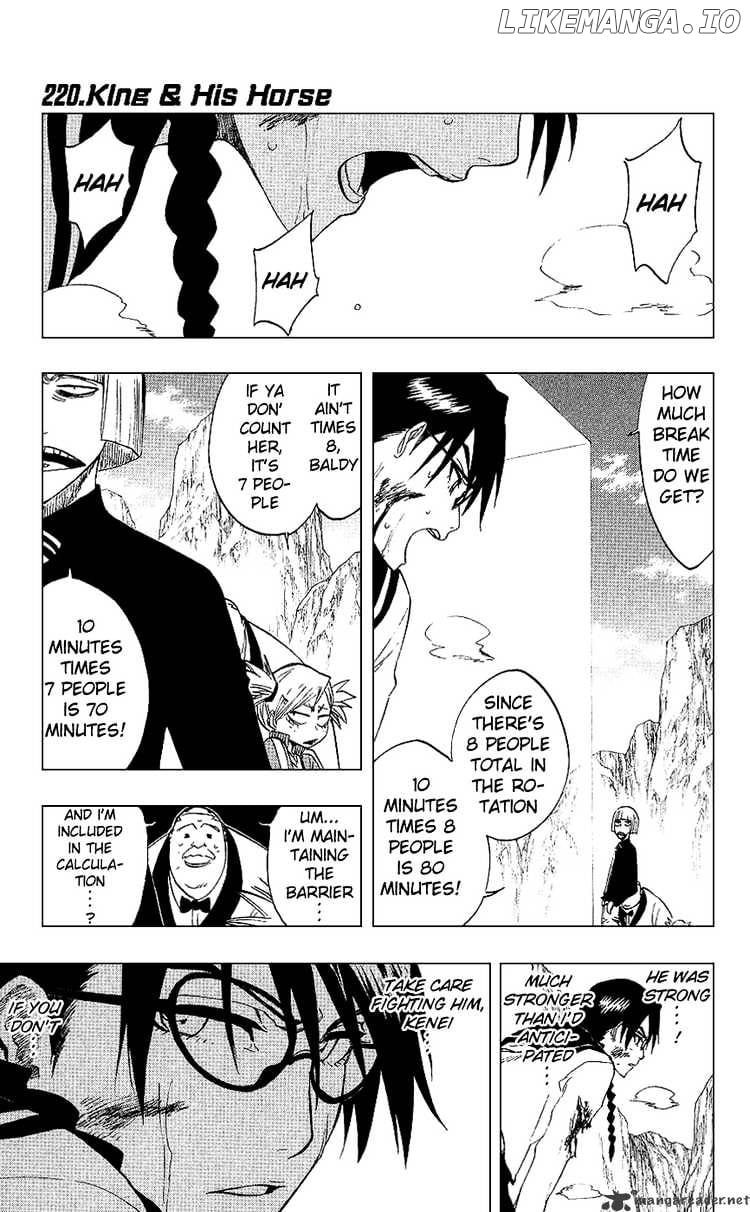 BLEACH Chapter 220 - Page 1