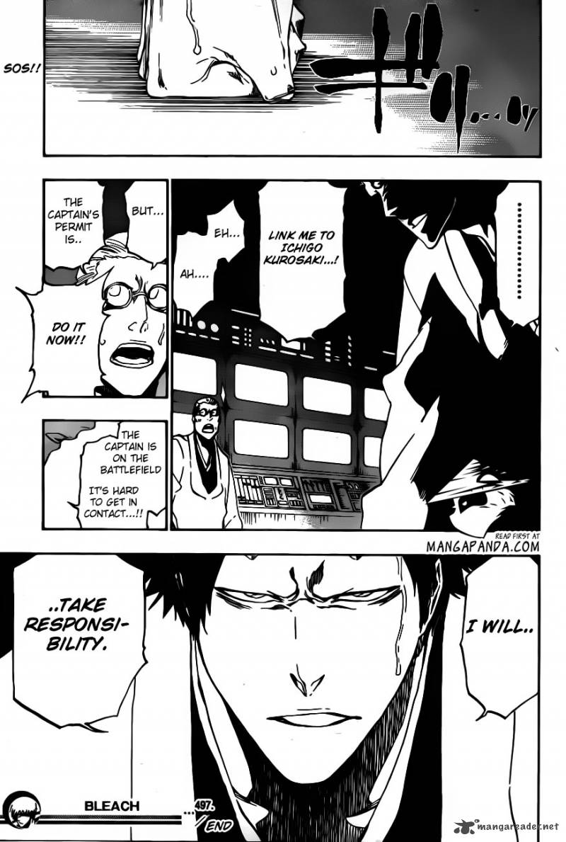 BLEACH Chapter 497 - Page 17