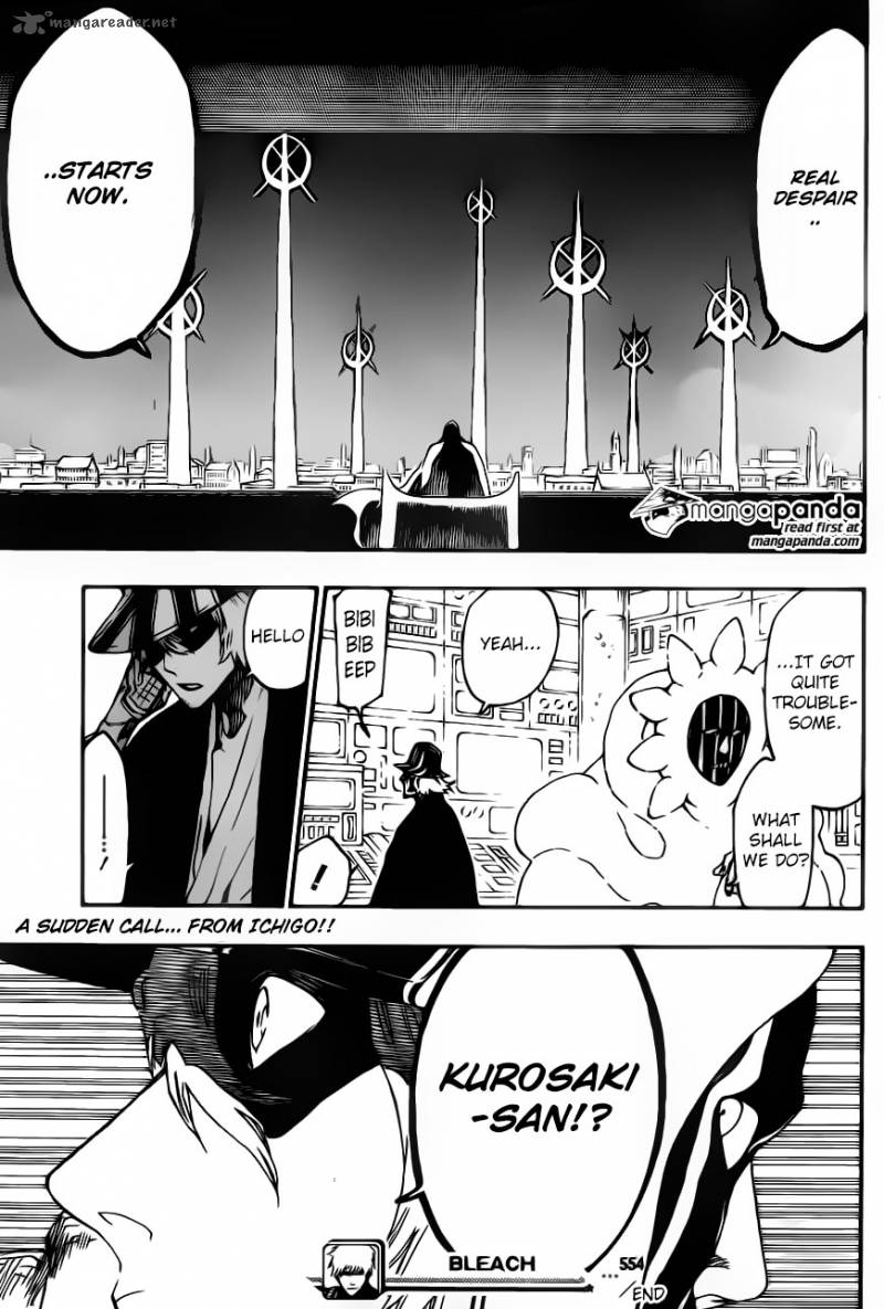 BLEACH Chapter 554 - Page 19