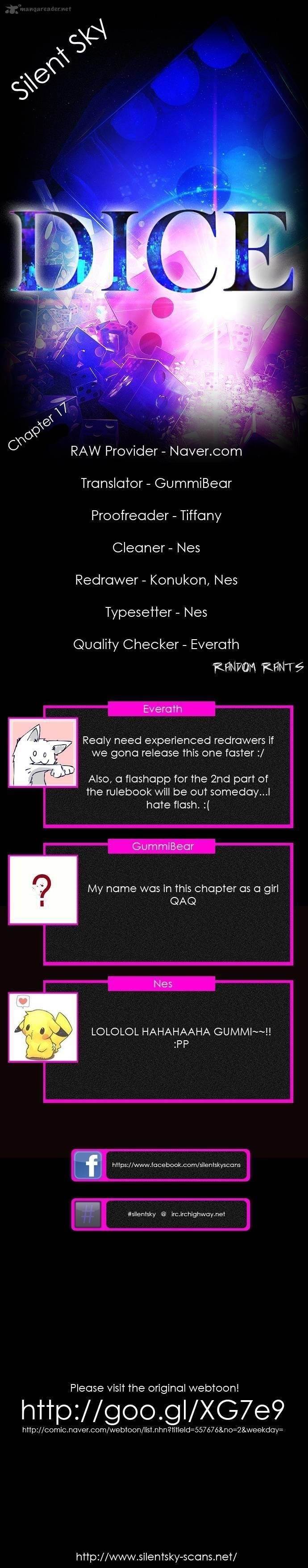 Dice: The Cube That Changes Everything Chapter 17 - Page 1