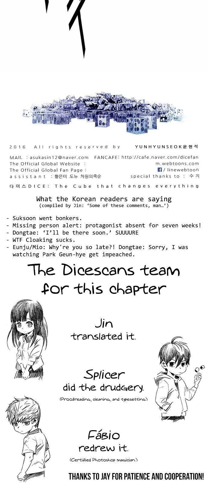 Dice: The Cube That Changes Everything Chapter 172 - Page 59