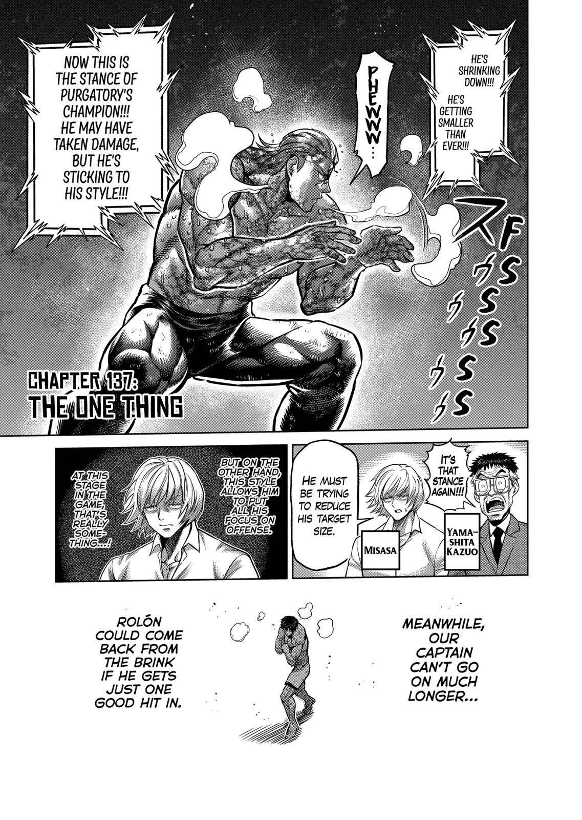 Kengan Omega Chapter 137 - Page 1