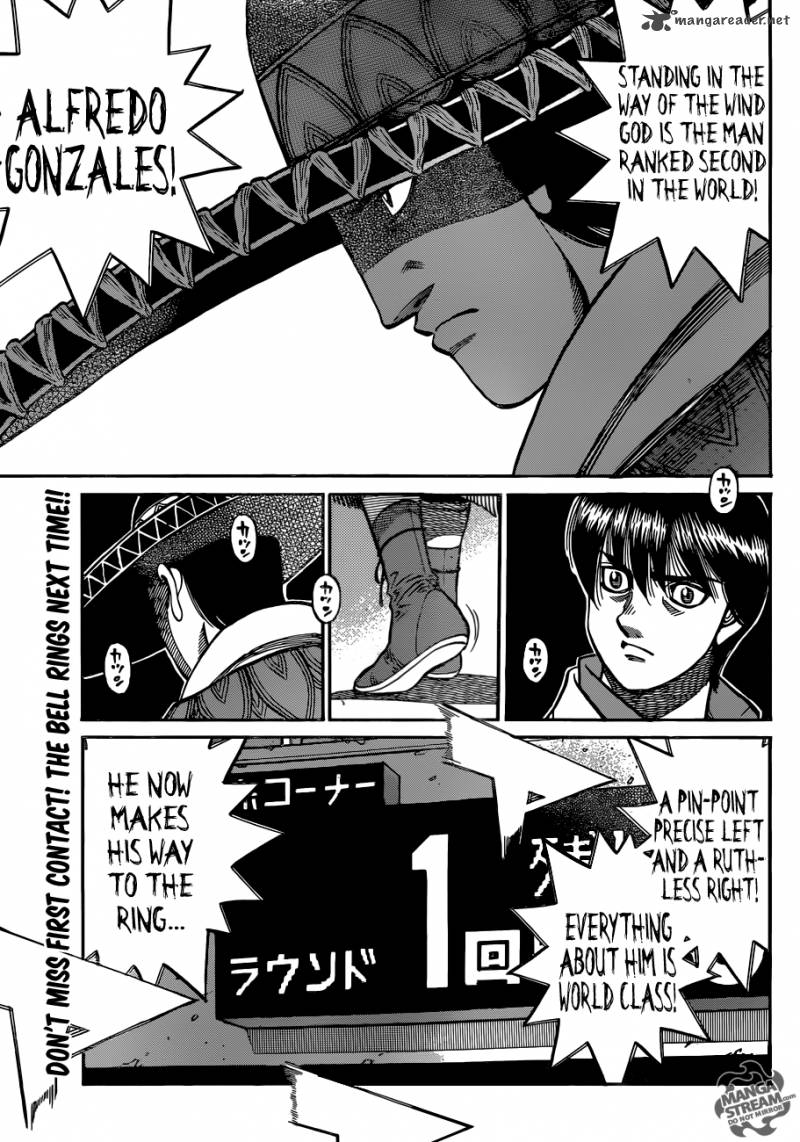 HAJIME NO IPPO Chapter 1031 - Page 13