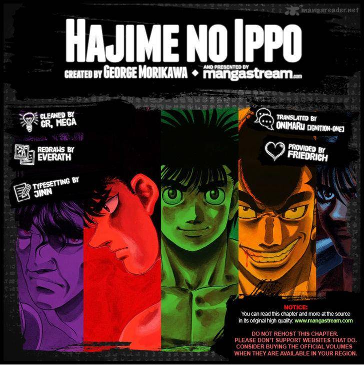 HAJIME NO IPPO Chapter 1085 - Page 2