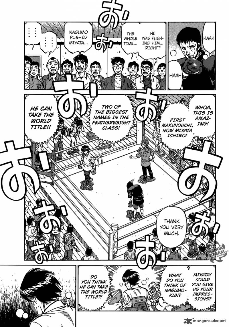 HAJIME NO IPPO Chapter 1160 - Page 15