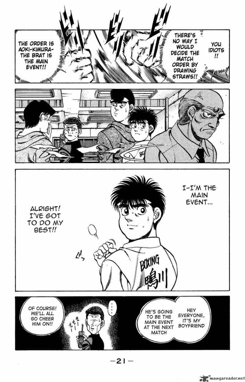 HAJIME NO IPPO Chapter 206 - Page 21
