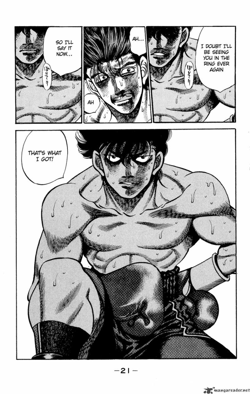 HAJIME NO IPPO Chapter 242 - Page 22