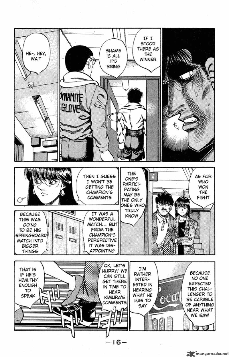 HAJIME NO IPPO Chapter 288 - Page 15