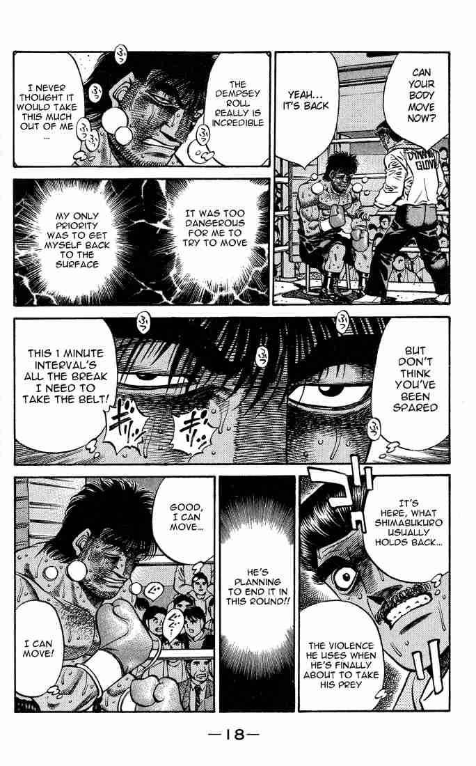 HAJIME NO IPPO Chapter 434 - Page 18