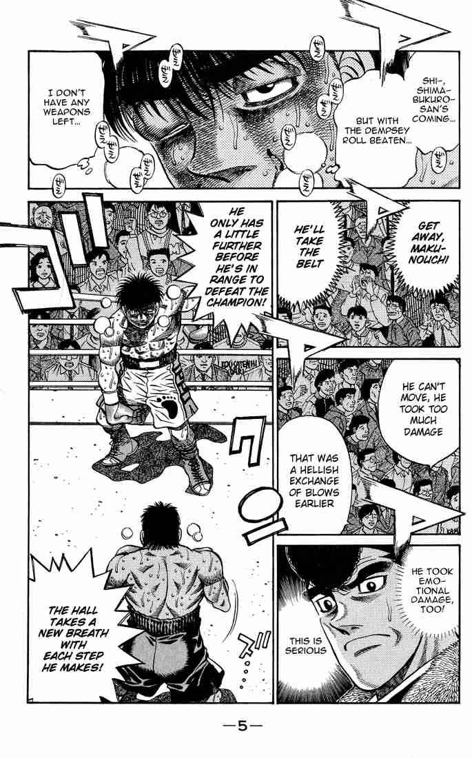 HAJIME NO IPPO Chapter 434 - Page 6