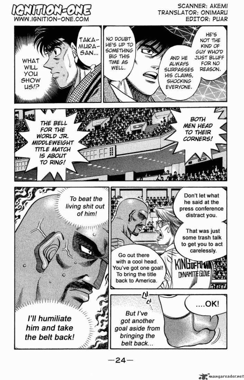 HAJIME NO IPPO Chapter 464 - Page 2