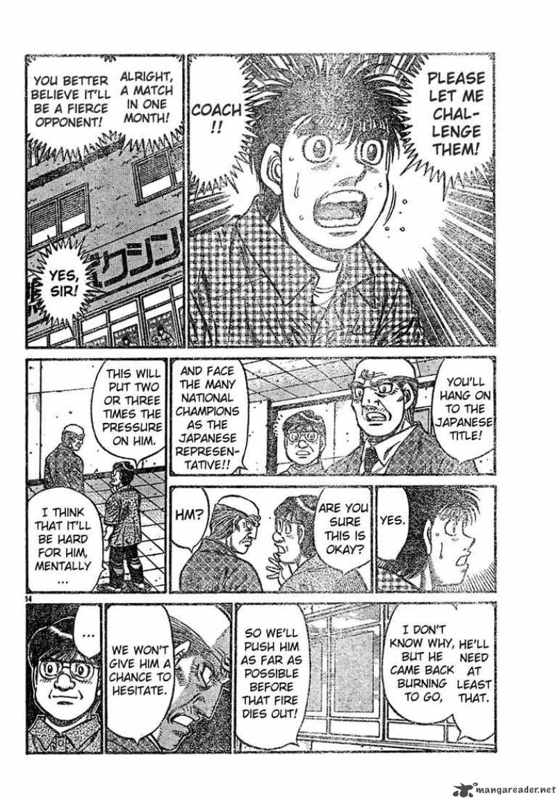 HAJIME NO IPPO Chapter 726 - Page 14