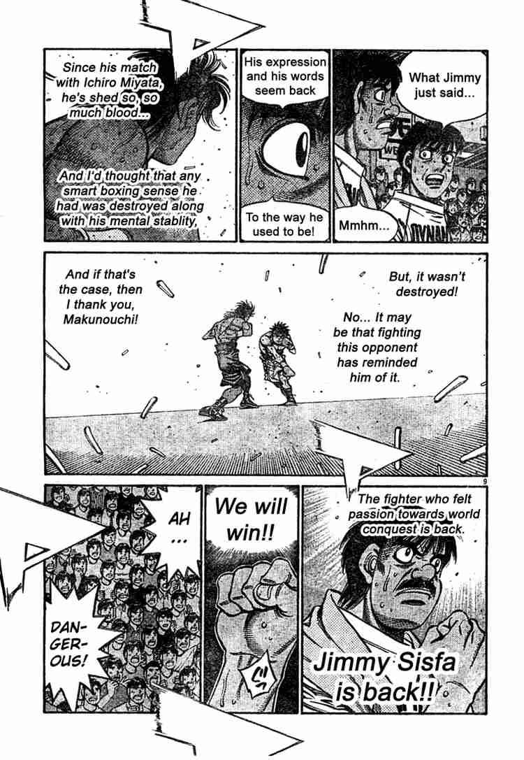 HAJIME NO IPPO Chapter 737 - Page 9