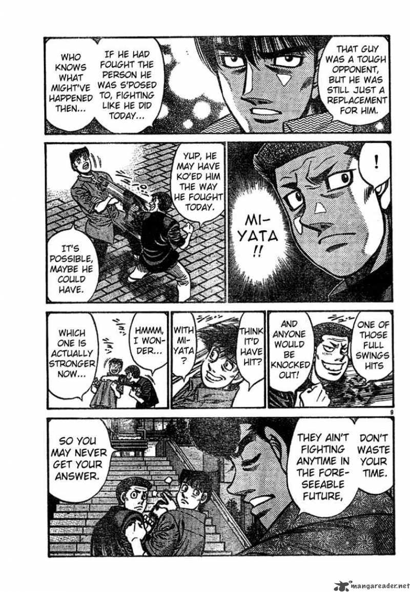 HAJIME NO IPPO Chapter 741 - Page 9