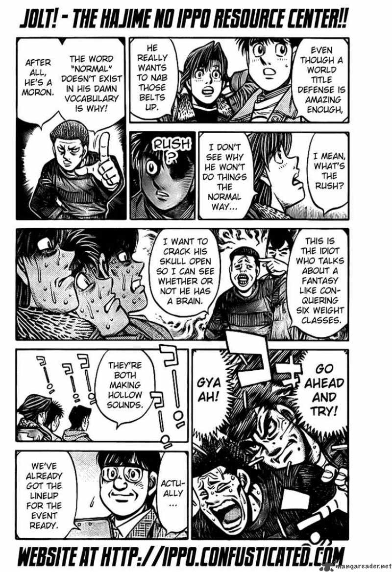 HAJIME NO IPPO Chapter 803 - Page 12
