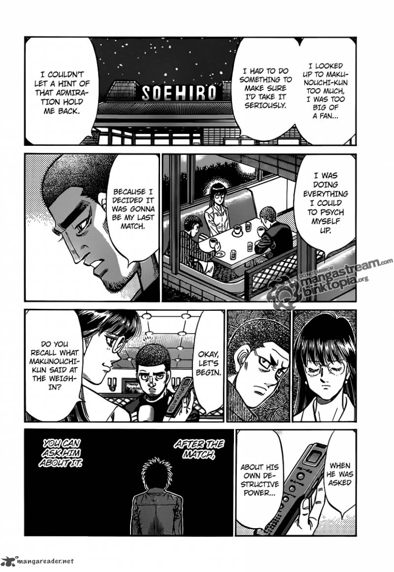 HAJIME NO IPPO Chapter 945 - Page 14