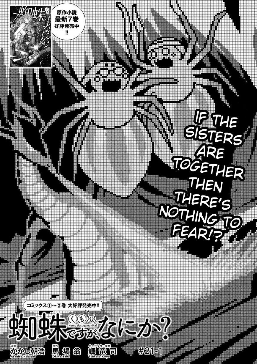 Kumo Desu Ga, Nani Ka? Chapter 21.1 - Page 1