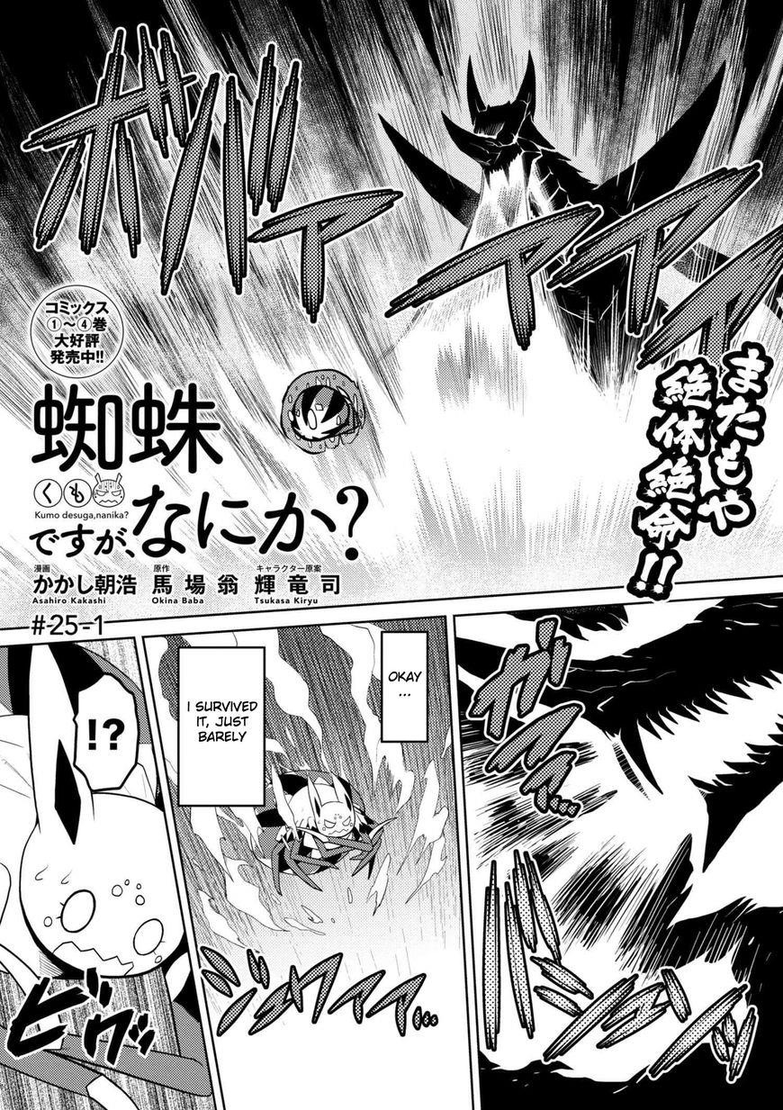 Kumo Desu Ga, Nani Ka? Chapter 25.1 - Page 1