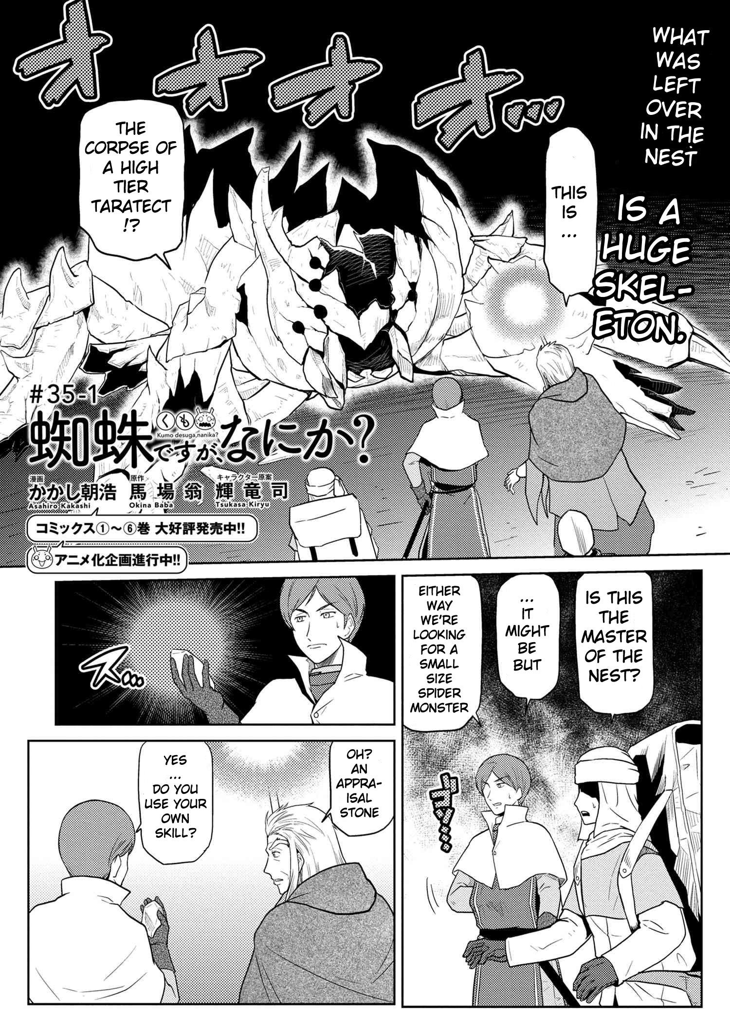 Kumo Desu Ga, Nani Ka? Chapter 35.1 - Page 1